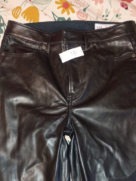 GAP Denim - GAP Women's Black Skinny Leather Jeans